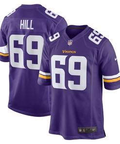 Rashod Hill Minnesota Vikings Game Jersey - Purple Nfl