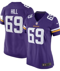 Rashod Hill Minnesota Vikings Womens Game Jersey - Purple Nfl