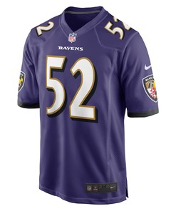 Ray Lewis 52 Baltimore Ravens Retired Player Game Jersey - Purple