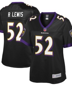 Ray Lewis Baltimore Ravens Nfl Pro Line Womens Retired Player Jersey - Black