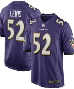Ray Lewis Baltimore Ravens Nike Game Retired Player Jersey - Purple