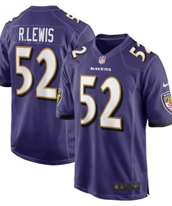 Ray Lewis Baltimore Ravens Retired Player Game Jersey - Purple Nfl