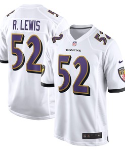 Ray Lewis Baltimore Ravens Retired Player Game Jersey - White Nfl