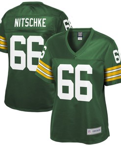 Ray Nitschke Green Bay Packers Nfl Pro Line Womens Retired Player Jersey - Green Nfl