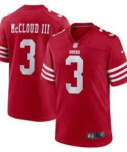 Ray Ray Mccloud San Francisco 49ers Game Jersey - Scarlet Nfl