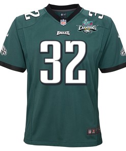 Reed Blankenship 32 Philadelphia Eagles Super Bowl LVII Champions 2 Stars 2 Stars Youth Game Jersey - Black