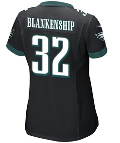 Reed Blankenship 32 Philadelphia Eagles Super Bowl LVII Champions 2 Stars Women Game Jersey - Black