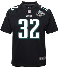 Reed Blankenship 32 Philadelphia Eagles Super Bowl LVII Champions 2 Stars Youth Game Jersey - Black