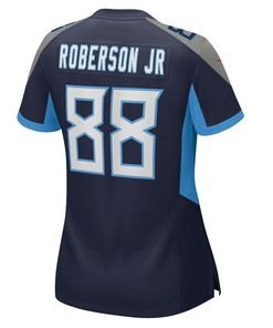 Reggie Roberson Jr. 88 Tennessee Titans Women's Home Game Player Jersey - Navy