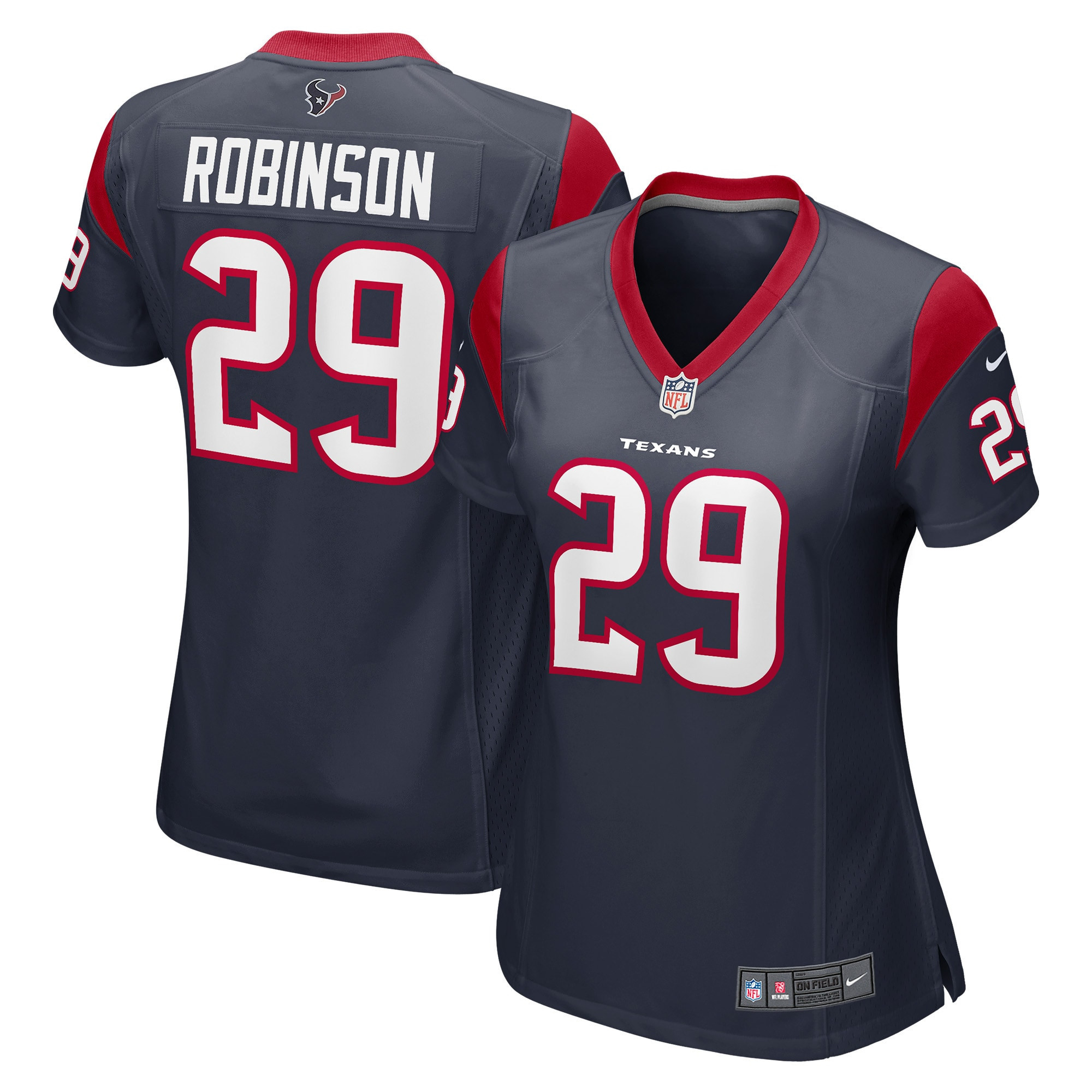 Reggie Robinson Ii Houston Texans Womens Game Jersey - Navy Nfl