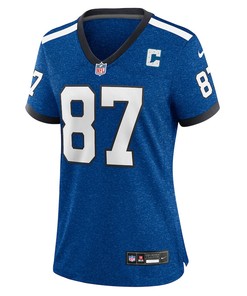 Reggie Wayne 87 Indianapolis Colts Indiana Nights Alternate Game Women Jersey - Royal