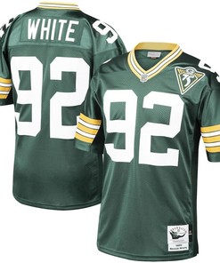 Reggie White 92 Green Bay Packers Mitchell & Ness 1993 Throwback Retired Player Jersey - Green