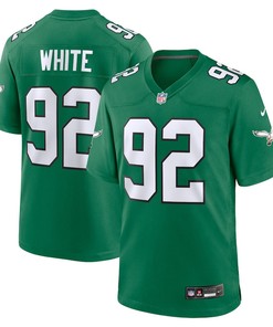 Reggie White 92 Philadelphia Eagles Alternate Game Men Jersey - Kelly Green