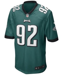 Reggie White 92 Philadelphia Eagles Game Retired Player Jersey - Midnight Green