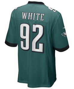 Reggie White 92 Philadelphia Eagles Game Retired Player Jersey - Midnight Green