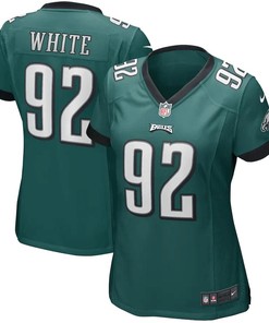 Reggie White 92 Philadelphia Eagles Women's Game Retired Player Jersey - Midnight Green