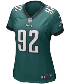 Reggie White 92 Philadelphia Eagles Women's Game Retired Player Jersey - Midnight Green