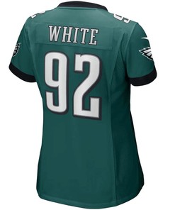 Reggie White 92 Philadelphia Eagles Women's Game Retired Player Jersey - Midnight Green
