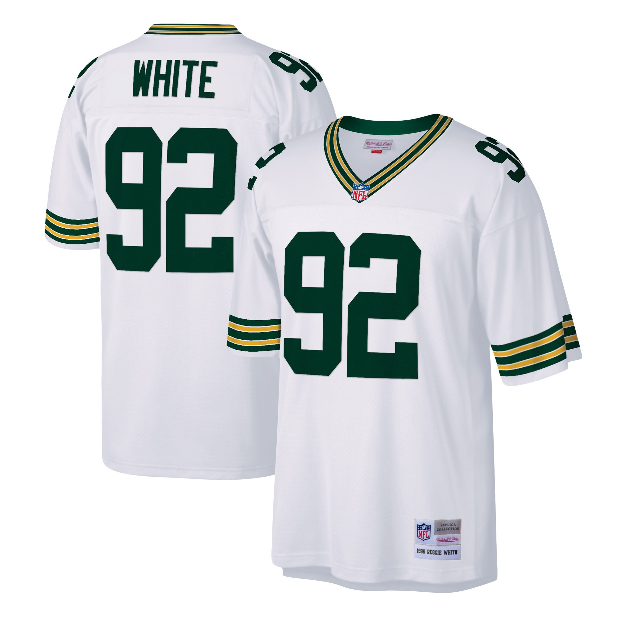 Reggie White Green Bay Packers Mitchell & Ness 1996 Legacy Replica Jersey - White Nfl