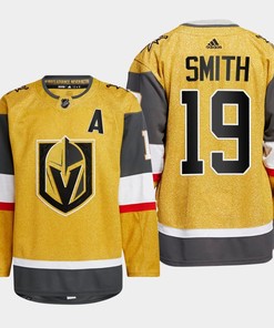 Reilly Smith 19 Vegas Golden Knights Gold Jersey 2023 Home