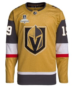 Reilly Smith 19 Vegas Golden Knights Stanley Cup 2023 Champions Patch Home Breakaway Men Jersey - Gold