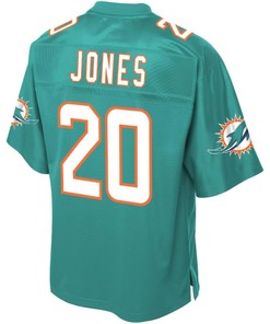 Reshad Jones Miami Dolphins Nfl Pro Line Youth Team Player Jersey - Aqua