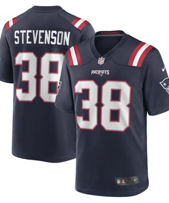 Rhamondre Stevenson New England Patriots Game Jersey - Navy Nfl