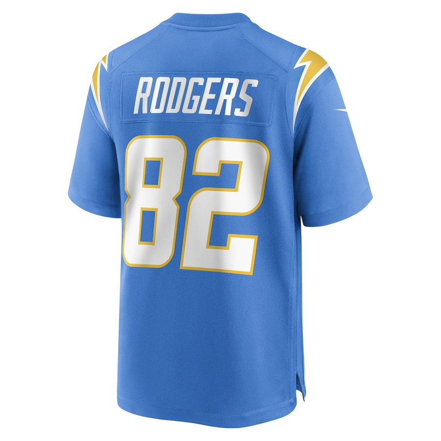 Richard Rodgers Los Angeles Chargers Game Player Jersey - Powder Blue