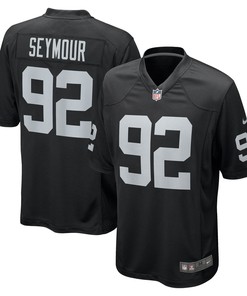 Richard Seymour Las Vegas Raiders Retired Player Game Jersey - Black Nfl