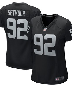 Richard Seymour Las Vegas Raiders Womens Retired Player Game Jersey - Black Nfl