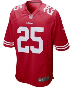 Richard Sherman 25 San Francisco 49ers Game Player Jersey - Scarlet