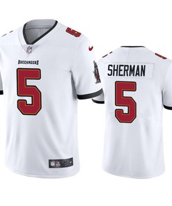 Richard Sherman 5 Tampa Bay Buccaneers White Vapor Limited Jersey