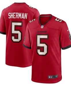 Richard Sherman Tampa Bay Buccaneers Game Jersey - Red Nfl