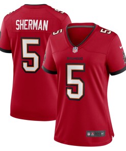 Richard Sherman Tampa Bay Buccaneers Womens Game Jersey - Red Nfl
