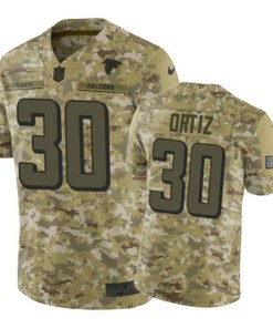 Ricky Ortiz Jersey Nfl Camo Atlanta Falcons
