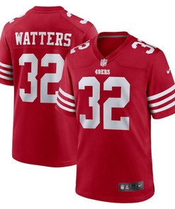 Ricky Watters 32 San Francisco 49ers Retired Player Game Jersey - Scarlet