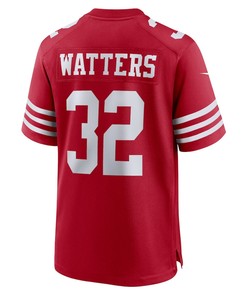 Ricky Watters 32 San Francisco 49ers Retired Player Game Jersey - Scarlet