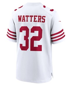 Ricky Watters 32 San Francisco 49ers Retired Player Game Jersey - White