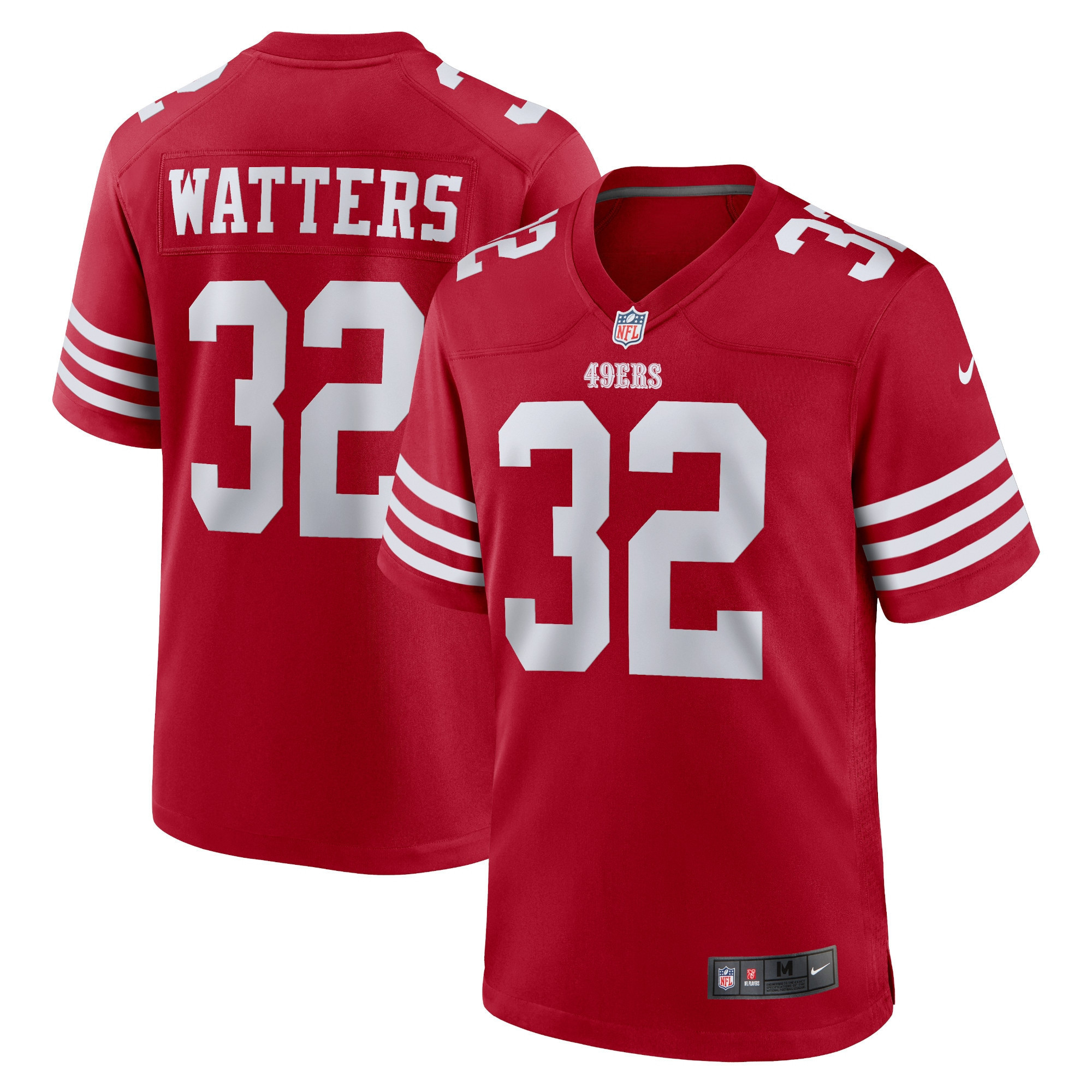 Ricky Watters San Francisco 49ers Retired Player Game Jersey - Scarlet Nfl