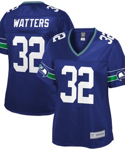 Ricky Watters Seattle Seahawks Nfl Pro Line Womens Retired Player Jersey - Royal