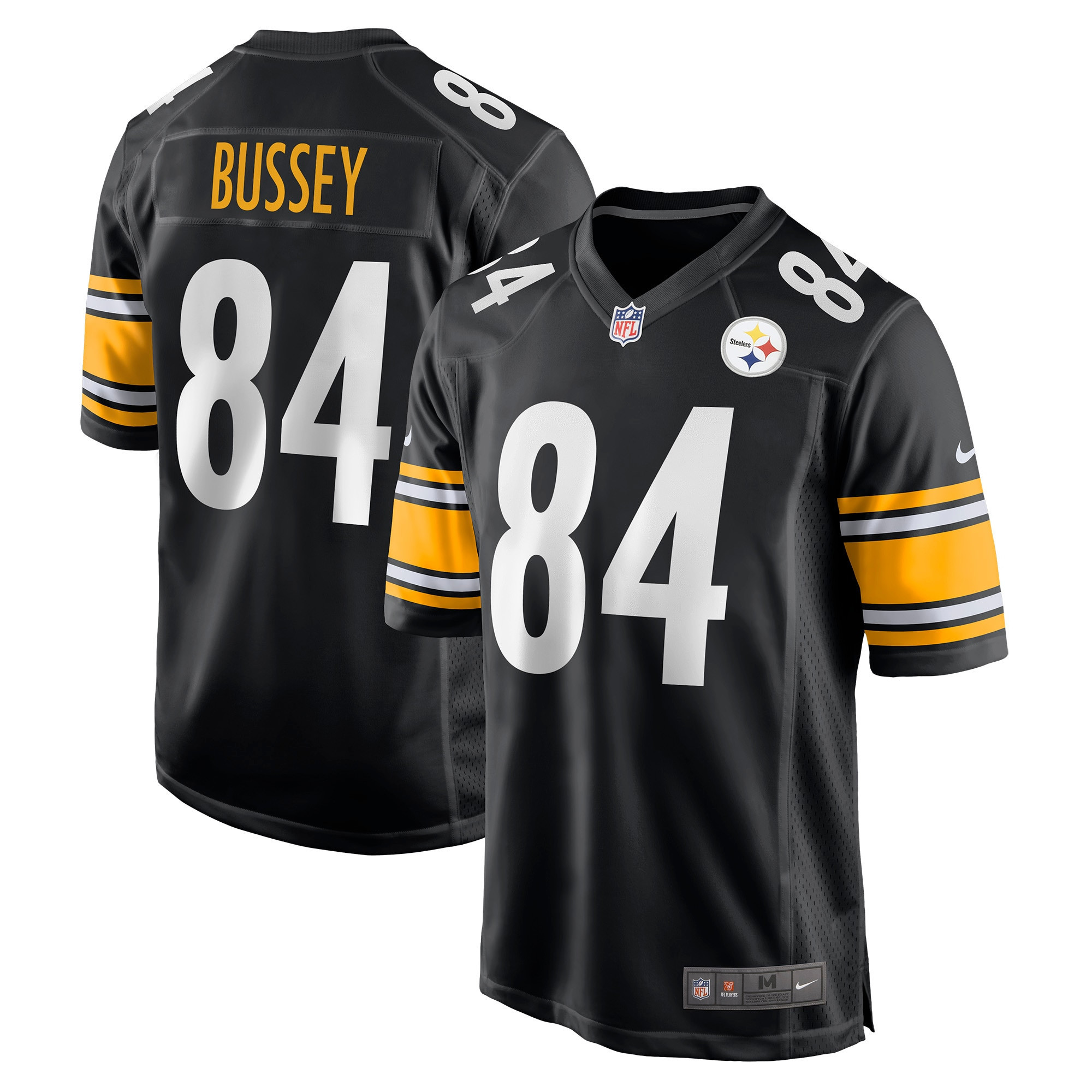 Rico Bussey Pittsburgh Steelers Game Jersey - Black Nfl