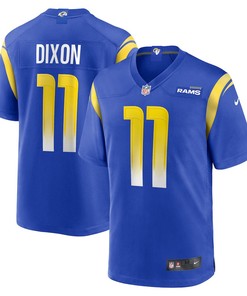 Riley Dixon Los Angeles Rams Game Player Jersey - Royal