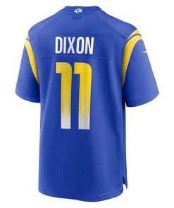 Riley Dixon Los Angeles Rams Game Player Jersey - Royal