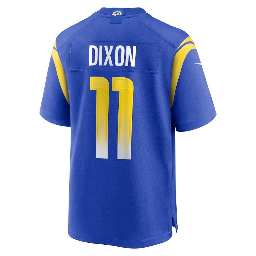 Riley Dixon Los Angeles Rams Game Player Jersey - Royal