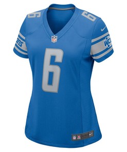 Riley Patterson 6 Detroit Lions Women's Player Game Jersey - Blue