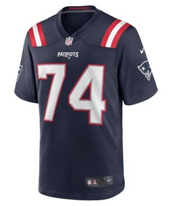 Riley Reiff 74 New England Patriots Game Jersey - Navy