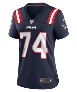 Riley Reiff 74 New England Patriots Women's Game Jersey - Navy