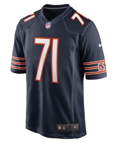 Riley Reiff Chicago Bears Game Player Jersey - Navy