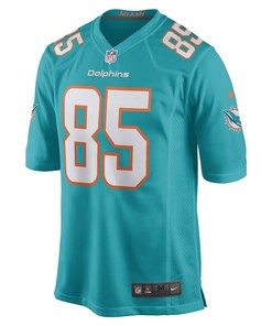 River Cracraft Miami Dolphins Game Player Jersey - Aqua