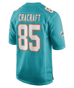 River Cracraft Miami Dolphins Game Player Jersey - Aqua